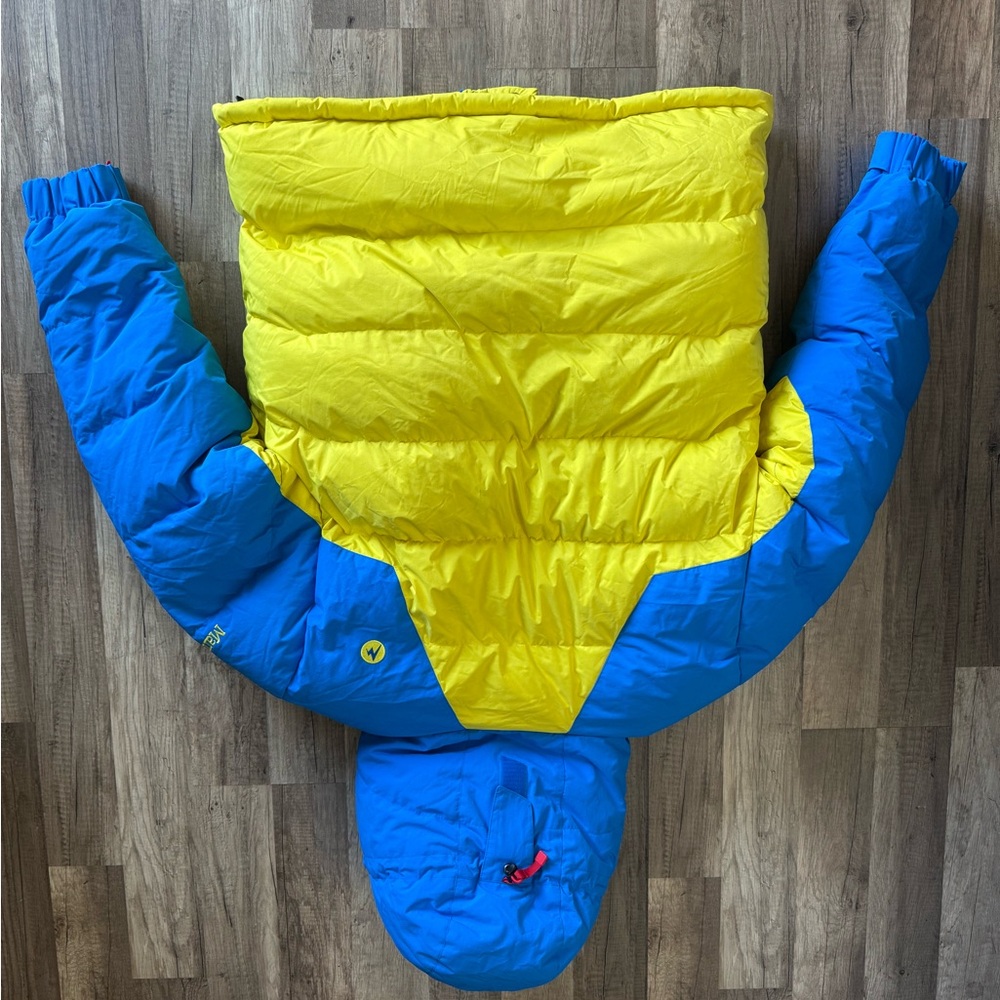 Marmot Blue and Yellow Outdoor Suit - Picture 9 of 9